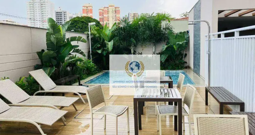 Apartamento com 2 dormitórios à venda, 56 m² por r$ 580.000,00 - jardim nossa senhora auxiliadora - campinas/sp
