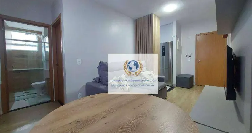 Apartamento com 2 dormitórios à venda, 46 m² por r$ 365.000,00 - vila monte alegre - paulínia/sp