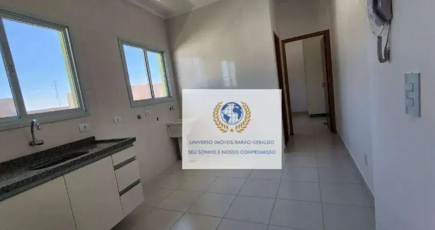 Kitnet com 1 dormitório para alugar, 30 m² por r$ 2.300,01/mês - jardim santa genebra ii (barão geraldo) - campinas/sp