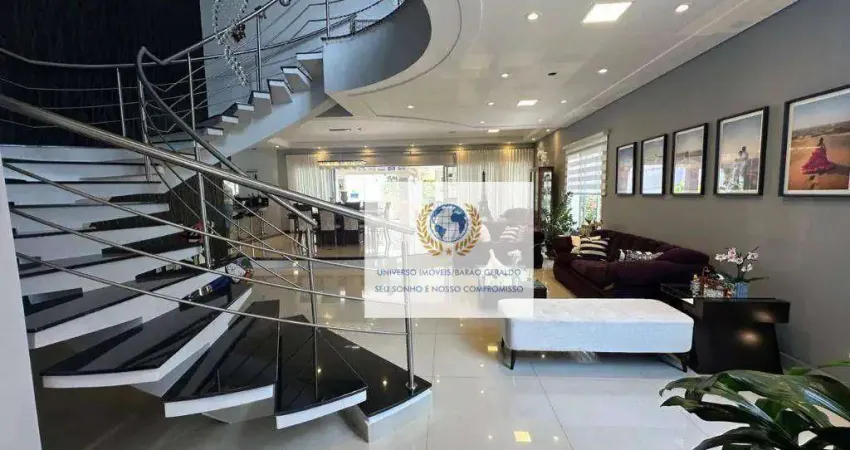 Casa com 4 dormitórios à venda, 580 m² por r$ 7.500.000,00 - loteamento mont blanc residence - campinas/sp