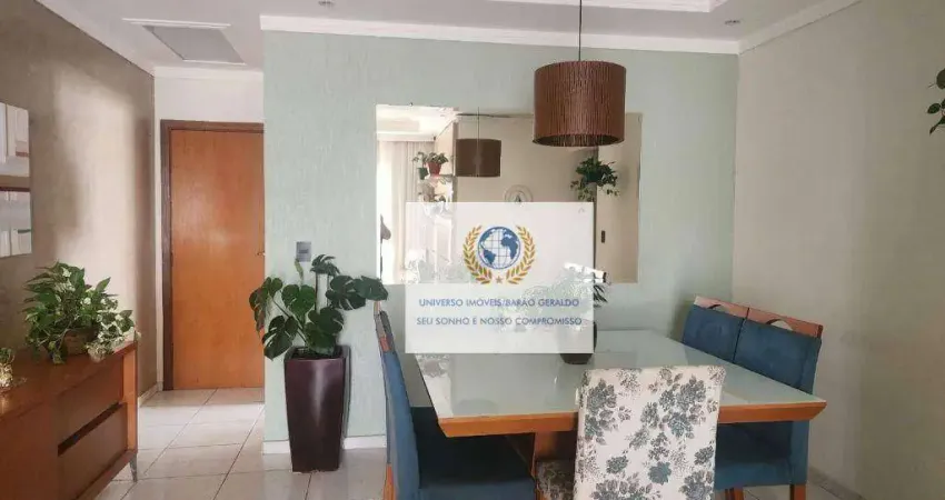 Apartamento com 3 dormitórios à venda, 85 m² por r$ 560.000,00 - morumbi - paulínia/sp