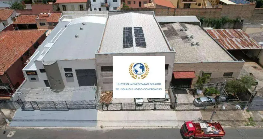 Barracão à venda, 525 m² por r$ 2.800.000,00 - vila nogueira - campinas/sp