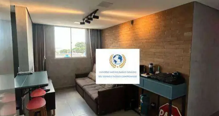 Apartamento com 2 dormitórios à venda, 45 m² por r$ 380.000,00 - jardim flamboyant - paulínia/sp