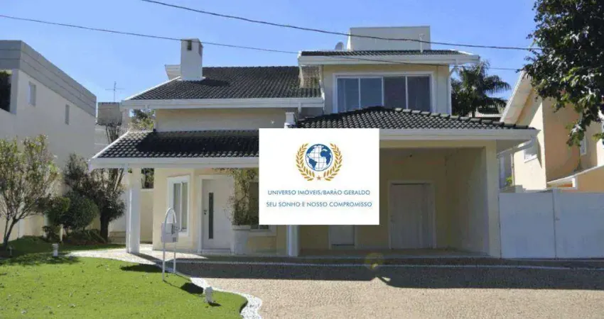 Casa com 3 dormitórios para alugar, 450 m² por r$ 13.613,00/mês - alphaville - campinas/sp