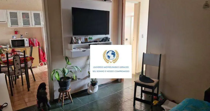 Apartamento com 1 dormitório à venda, 57 m² por r$ 340.000,00 - barão geraldo - campinas/sp