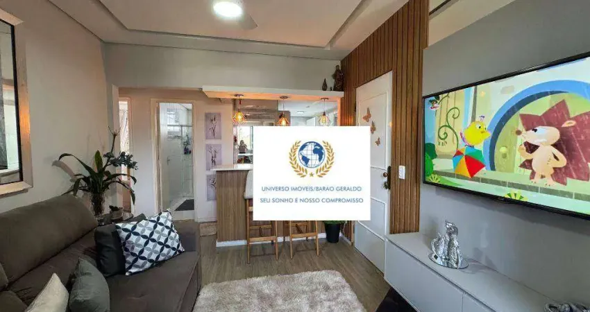 Apartamento com 2 dormitórios à venda, 70 m² por r$ 455.000,00 - parque taquaral - campinas/sp