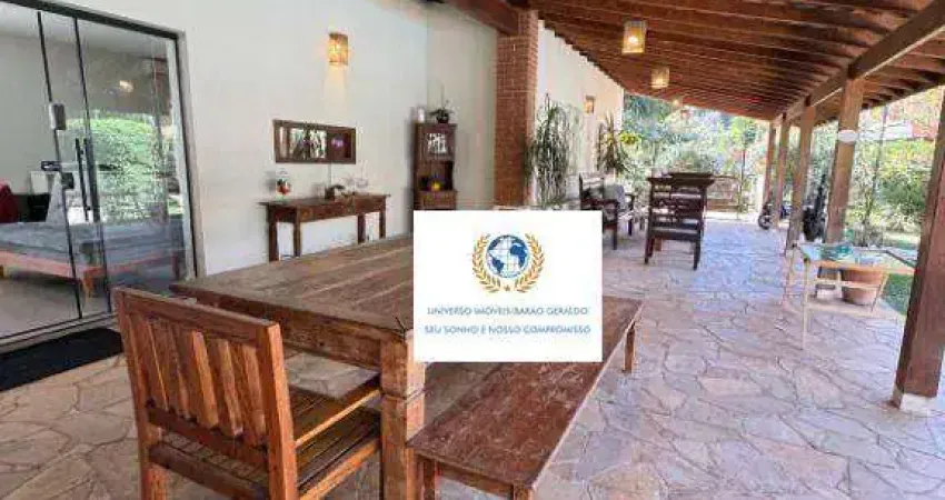 Chácara com 4 dormitórios à venda, 1922 m² por r$ 1.600.000,00 - loteamento chácaras vale das garças - campinas/sp