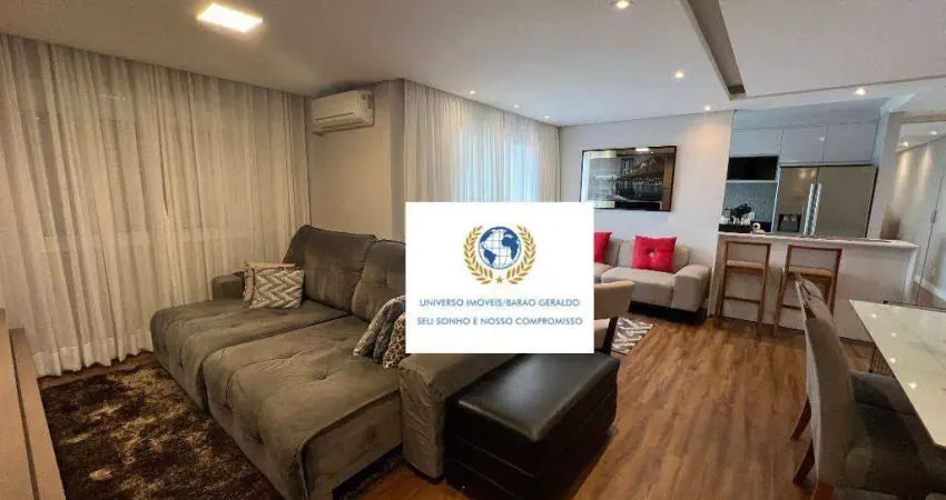 Apartamento com 2 dormitórios à venda, 87 m² por r$ 770.000,00 - santa terezinha - paulínia/sp