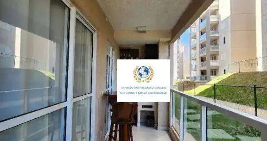Apartamento com 3 dormitórios à venda, 80 m² por r$ 580.000,00 - balneario tropical - paulínia/sp