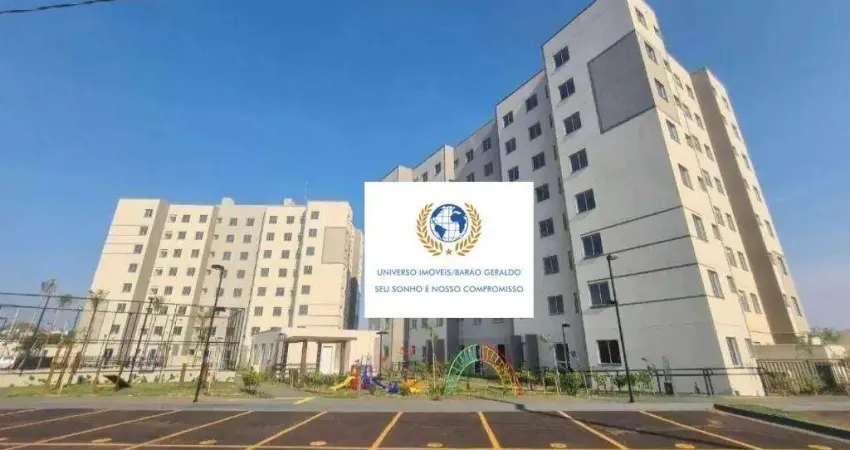 Apartamento com 2 dormitórios à venda, 45 m² por r$ 390.000,00 - jardim flamboyant - paulínia/sp