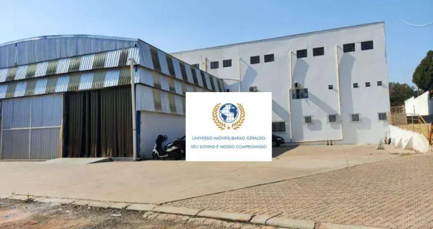 Galpão para alugar, 1800 m² por r$ 52.583,33/mês - jardim vista alegre - paulínia/sp