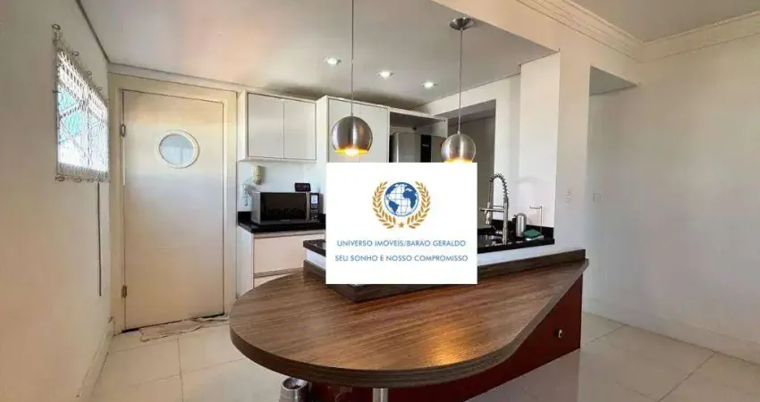 Apartamento com 1 dormitório à venda, 57 m² por r$ 570.000,00 - taquaral - campinas/sp