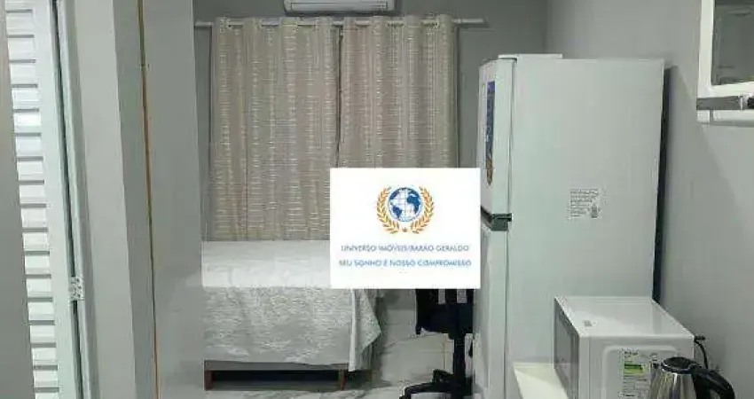 Kitnet com 1 dormitório para alugar, 25 m² por r$ 2.380,00/mês - cidade universitária - campinas/sp