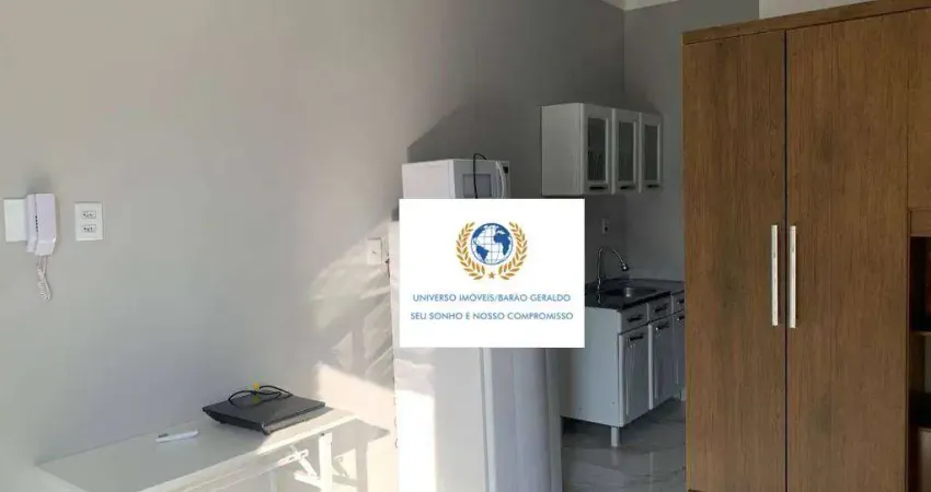 Kitnet com 1 dormitório para alugar, 25 m² por r$ 2.180,00/mês - cidade universitária - campinas/sp