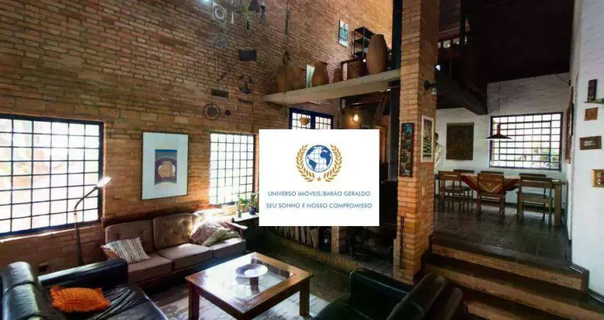 Casa com 4 dormitórios à venda, 300 m² por r$ 5.000.000,00 - cidade universitária - campinas/sp