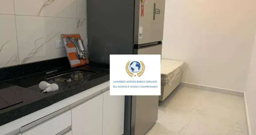 Kitnet com 1 dormitório para alugar, 12 m² por r$ 1.750/mês - cidade universitária - campinas/sp