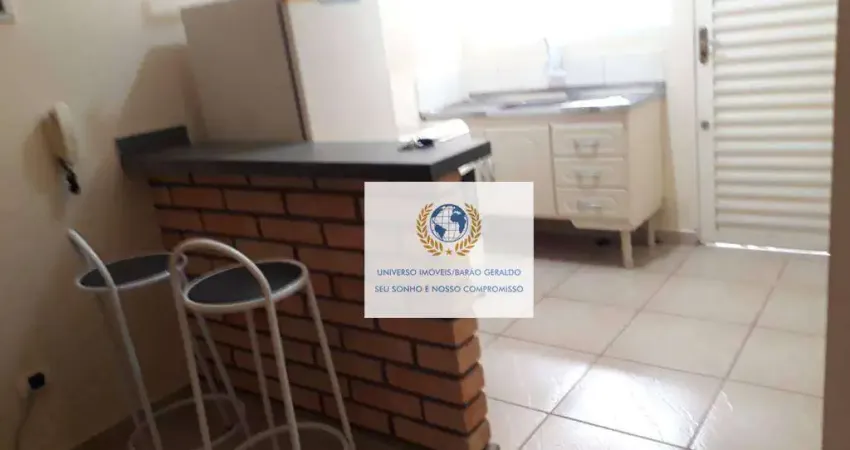 Kitnet com 1 dormitório para alugar, 20 m² por r$ 1.800,00/mês - parque das universidades - campinas/sp