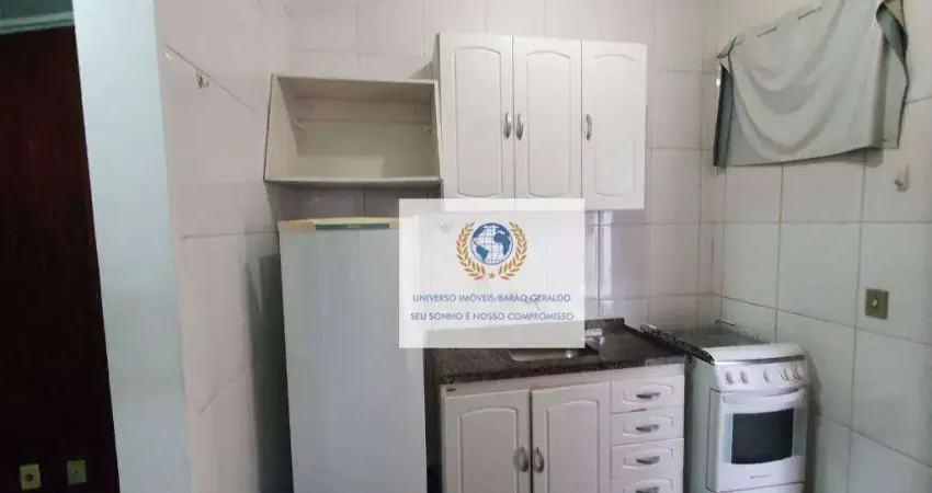 Kitnet com 1 dormitório para alugar, 28 m² por r$ 1.750,00/mês - cidade universitária - campinas/sp