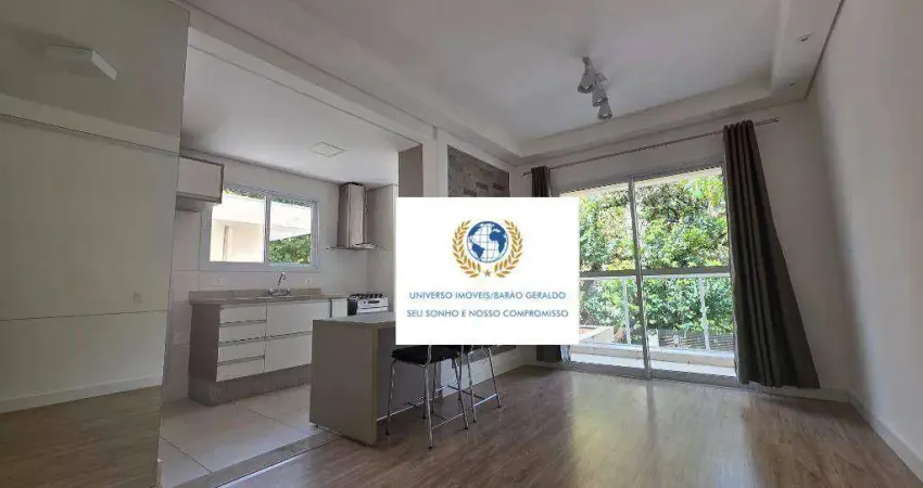 Apartamento com 1 dormitório à venda, 51 m² por R$ 670.000,00 - Cambuí - Campinas/SP