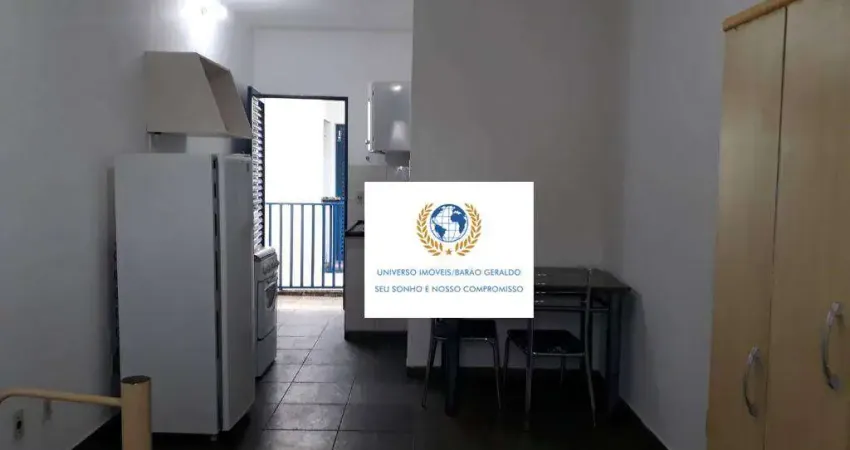 Kitnet com 1 dormitório para alugar, 20 m² por R$ 1.750,00/mês - Cidade Universitária - Campinas/SP