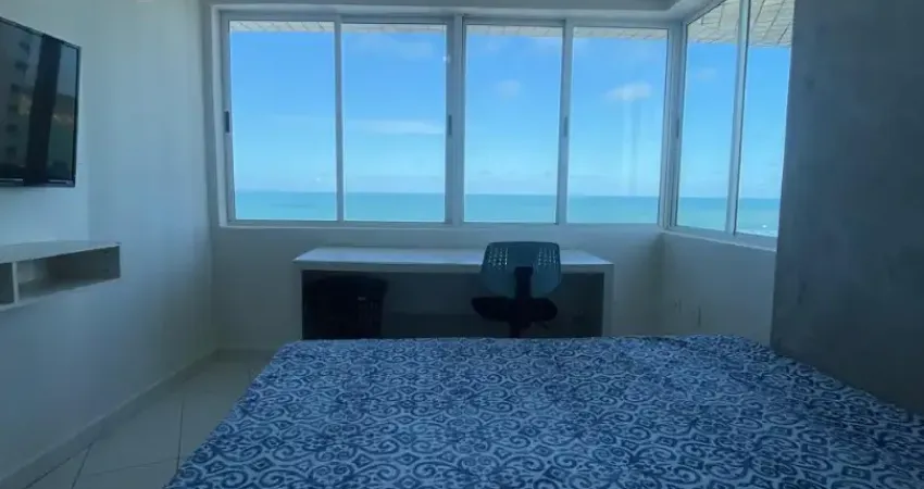 Apartamento 2/4 sendo 1 suíte mobiliado com vista mar – ponta negra , natal -rn