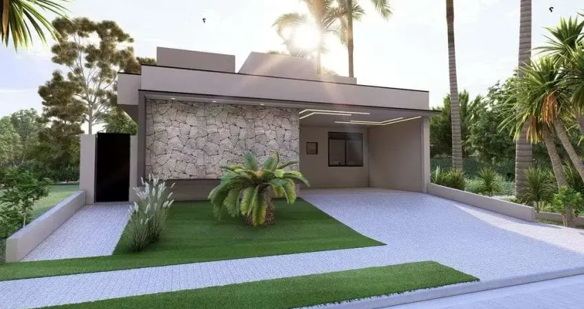 Casa terrea com piscina - residencial club santorini - paulinia - sp