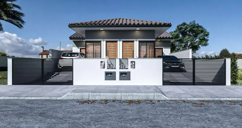 Casa geminada 2 dorm, com acabamentos alto padrao , nova palhoca ! r$ 350 mil