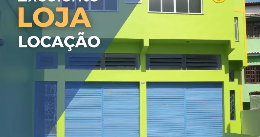 Loja comercial para locação em campo grande – 385m² com banheiro privativo