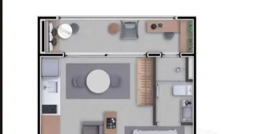 1 dormitório, com terraço, à 4 minutos do metrô alto do ipiranga!