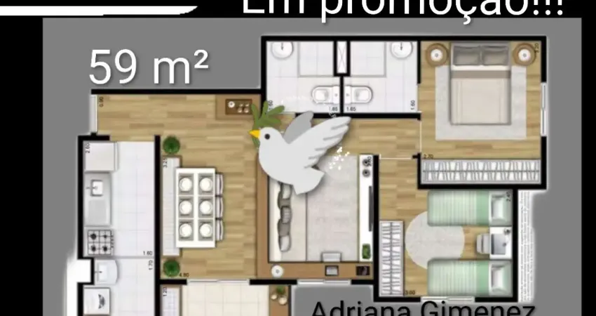 2 dormitórios, com suíte, lazer em santo andré oportunidade!