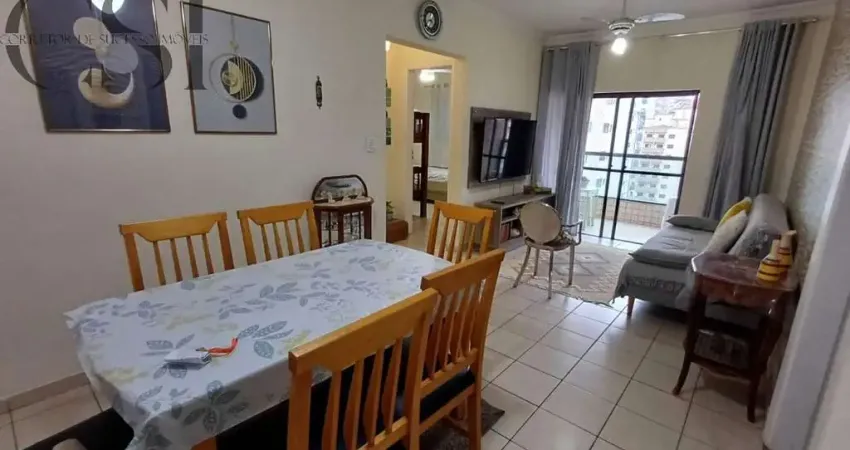 Apartamento à venda na aviação: 02 quartos, 01 suíte, 2 salas, 2 banheiros, garagem, 60m² em praia grande-sp!
