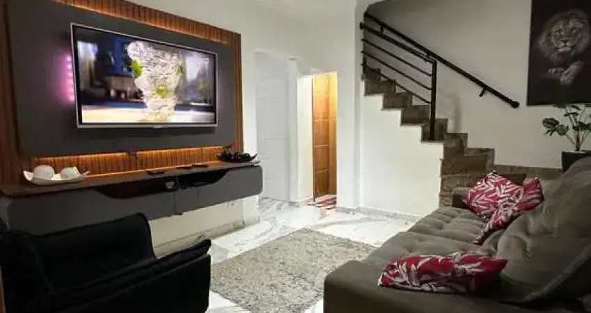 Imperdível casa à venda em praia grande-sp, guilhermina: 3 quartos, 3 suítes, 1 sala, 4 banheiros, 2 vagas, 101,20m² de área