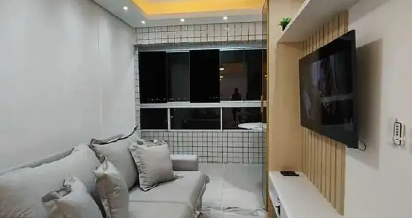 Apartamento à venda em praia grande-sp, bairro mirim, 2 quartos, 1 suíte, 1 sala, 2 banheiros, 1 vaga de garagem, 67m².