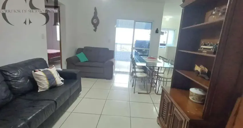 Apartamento à venda em praia grande-sp, bairro maracanã: 02 quartos, 01 suíte, sala, 02 banheiros, 01 vaga, 74m². conheça já!
