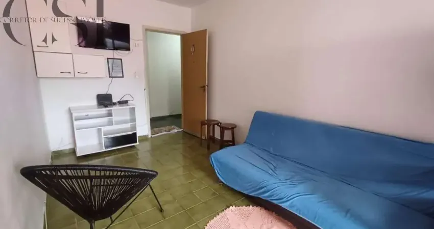 Kitão à venda em praia grande-sp, ocian: 1 quarto, 1 sala, 1 vaga!