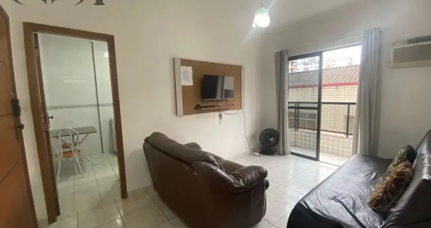 Apartamento à venda na guilhermina, praia grande-sp: 1 quarto, 1 sala, 1 banheiro, 1 vaga, 47,49 m²!