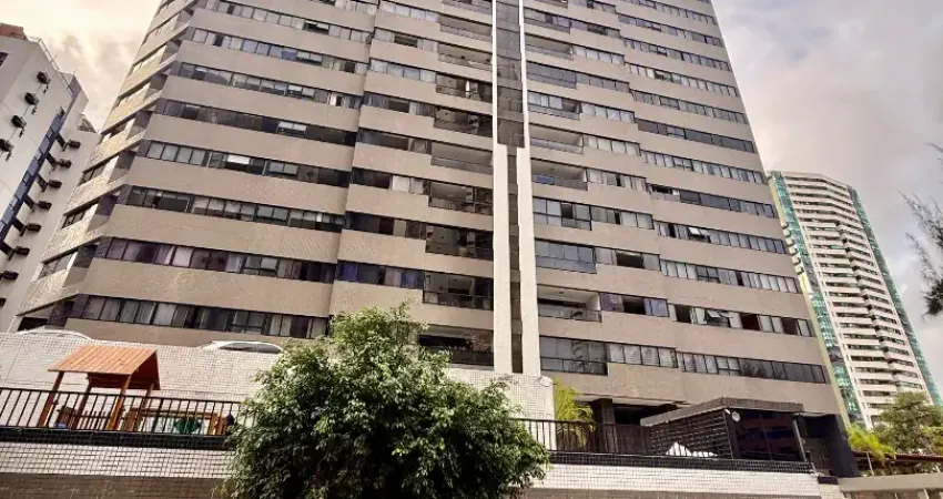 Apartamento de 187 m², em andar alto, com vista definitiva para o mar. O imóvel possui 4 quartos, todos suítes, além de lavabo e dependência completa de serviço, oferecendo conforto, funcionalidade e
