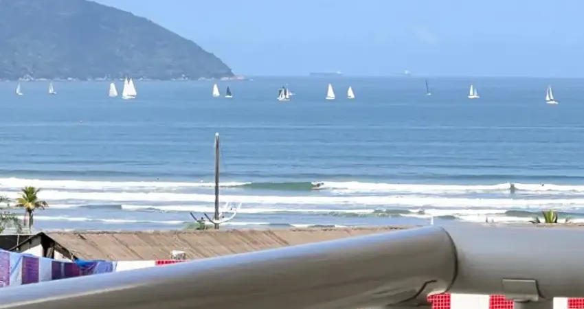 Lindo apartamento com vista pro mar, sendo 03 dormitórios, 01 suite, varanda gourmet, 02 vagas de garagem, com área de lazer completa