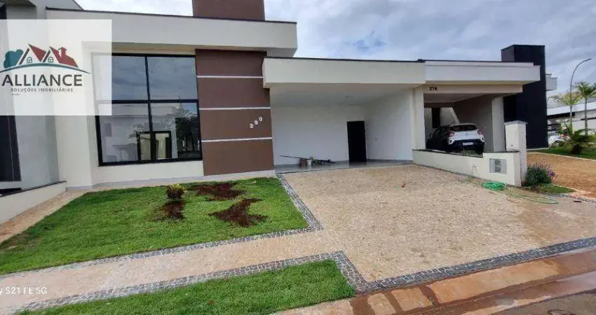 Casa com 3 dormitórios à venda, 200 m² por r$ 1.570.000,00 - condomínio residencial royal garden - paulínia/sp