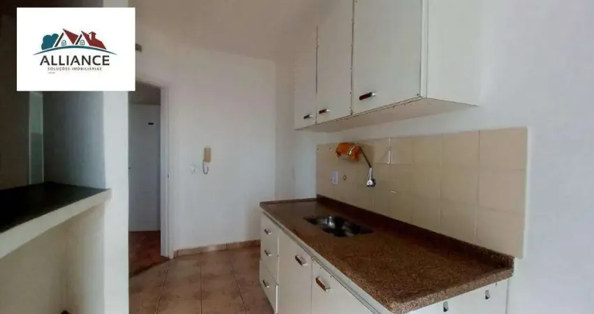 Apartamento com 1 dormitório para alugar, 48 m² por r$ 1.800,00/mês - centro - campinas/sp