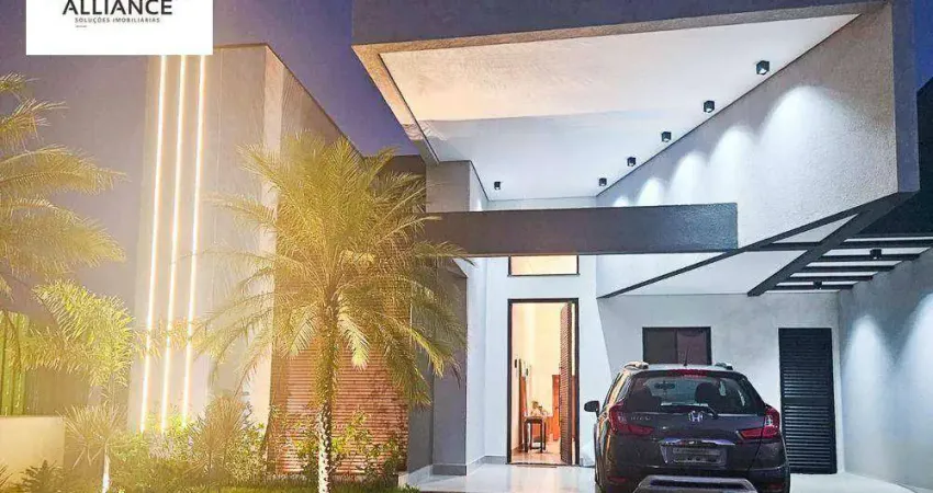 Casa com 3 dormitórios à venda, 193 m² por r$ 1.990.000,00 - santorini residencial club - paulínia/sp