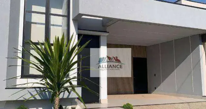 Casa com 3 dormitórios para alugar, 145 m² por r$ 8.165,00/mês - condomínio jardim dos lírios - paulínia/sp