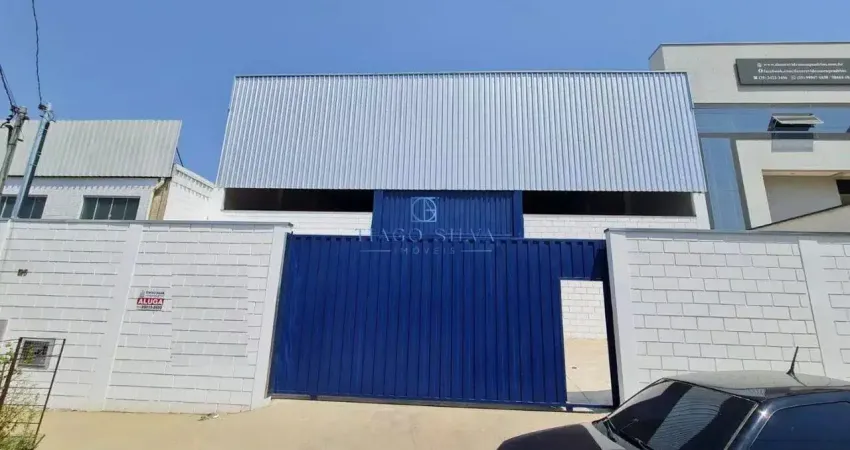 Galpão para alugar, 600 m² por r$ 13.000,00/mês - faisqueira - pouso alegre/mg