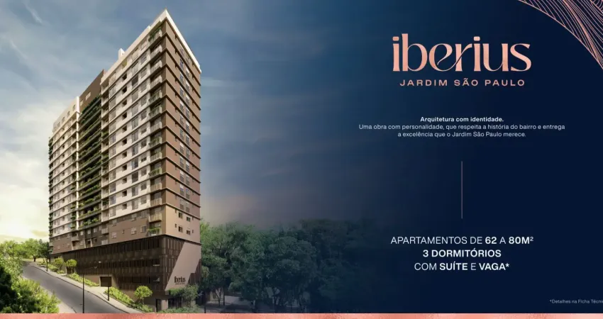 Residências de alto padrão (57m² a 120m²) com 2 e 3 dorms., suítes e vagas privativas, a poucos minutos do metrô.