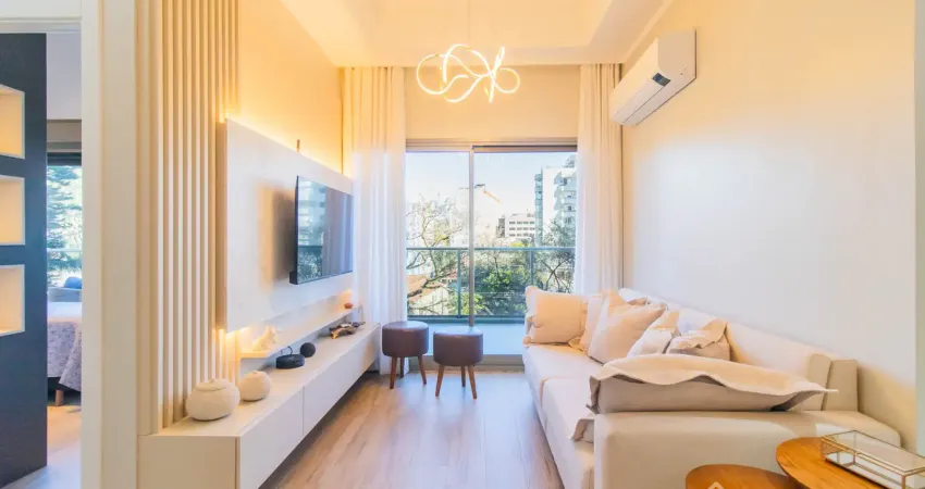 Apartamento garden de 2 dormitórios no praia de belas, 1 vaga coberta