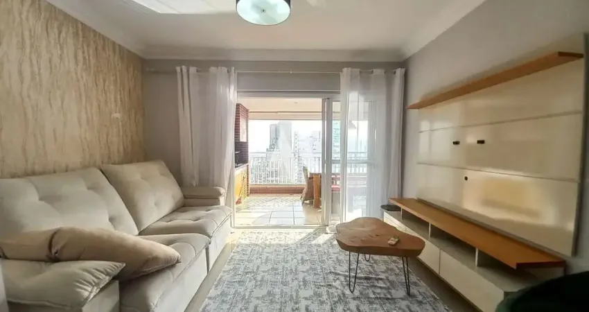 Apartamento mobiliado com 3 quartos/suítes, varanda vista mar e lazer - aluguel na Vila Rica/Boqueirão - Santos/SP