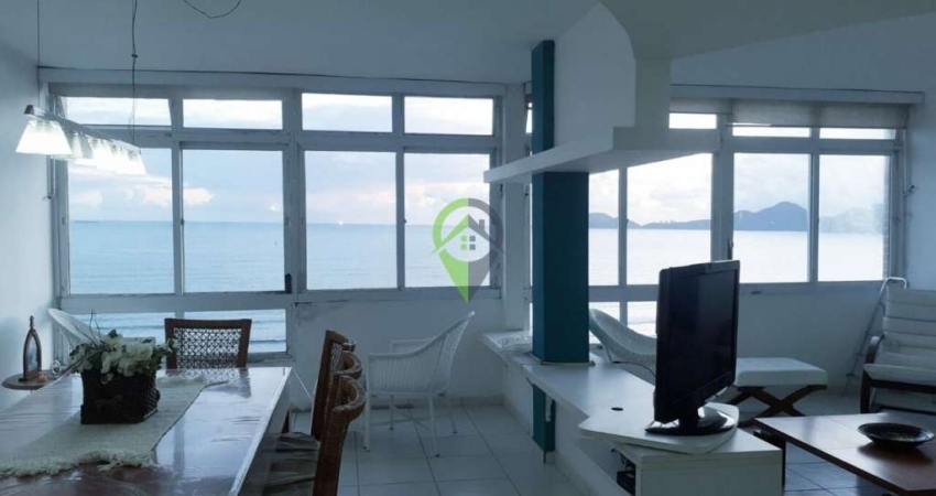 Apartamento vista mar à venda, 130 m² 1 vaga por R$ 1.300.000,00 - Embaré - Santos/SP