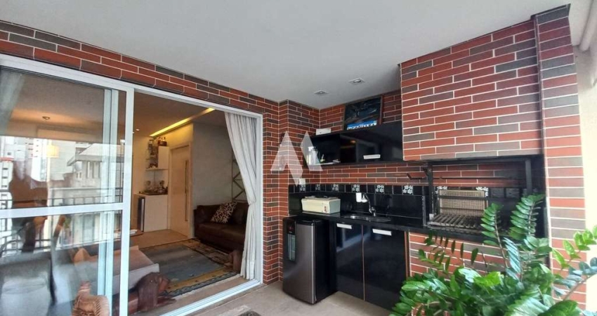 Apartamento com 3 quartos/suítes, varanda gourmet e lazer à venda na Vila Rica/Boqueirão - Santos/SP
