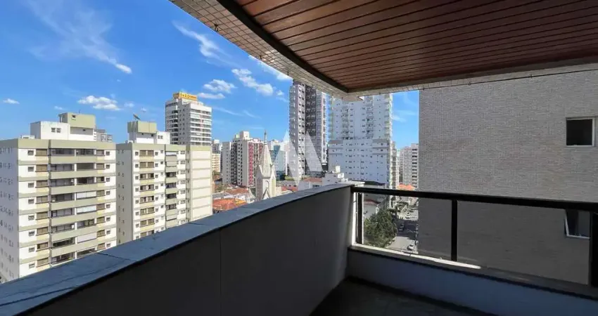 Apartamento para venda 3 quartos, varanda e 2 vagas na Pompéia - Santos/SP