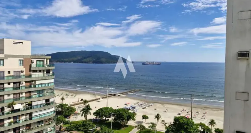 Apartamento vista mar 3 quartos e 1 vaga à venda no Boqueirão - Santos/SP